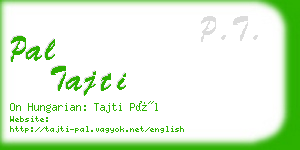 pal tajti business card